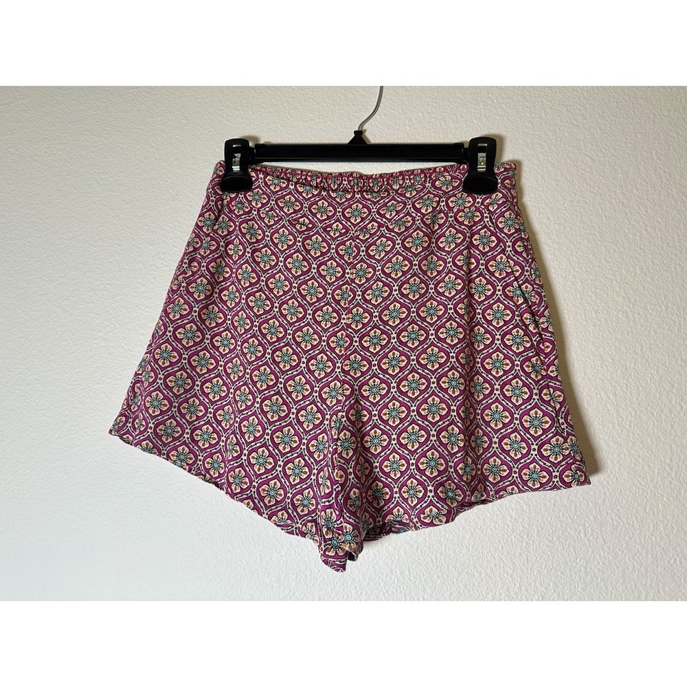 OLD NAVY Women's High Rise Playa Shorts Magenta/Purple Pull On Size Small